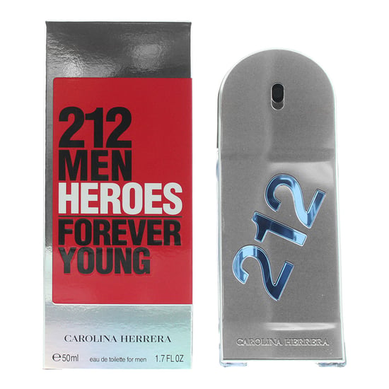 Carolina Herrera 212 Men Heroes Forever Young Eau de Toilette 50ml - Image 1