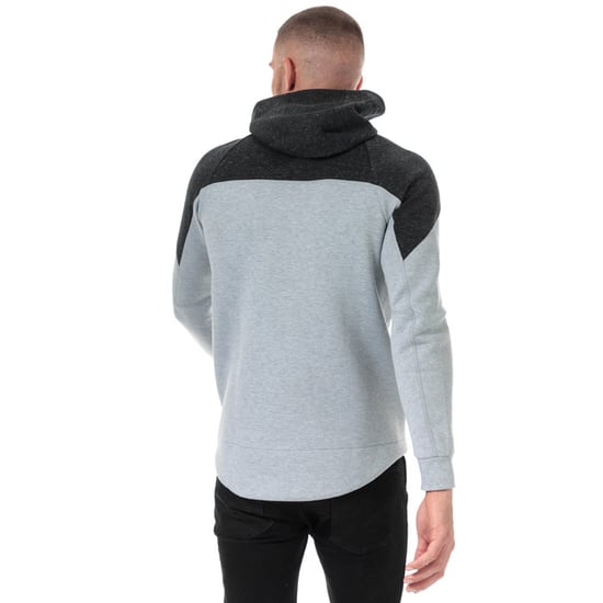 Men's Lacoste Colourblack Two Ply Zull Zip Hoody in Grey - Image 2