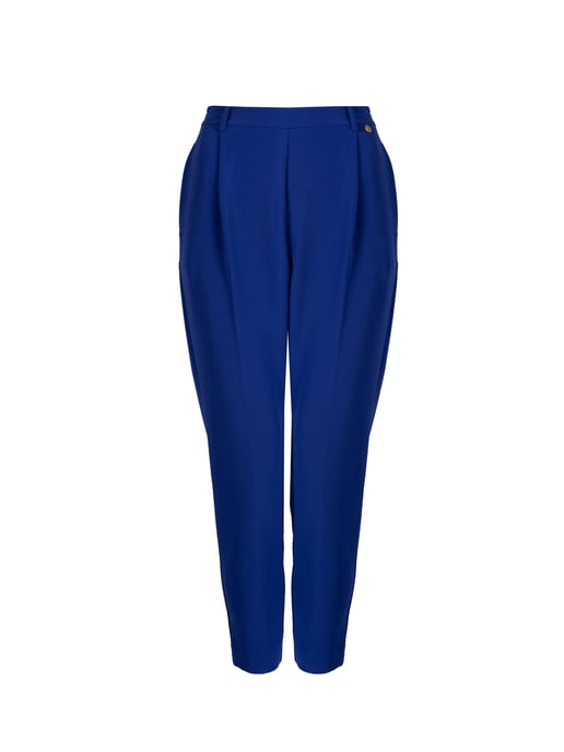 Rebel Queen by Liu Jo Trousers Carota Woman's Blue - Image 1