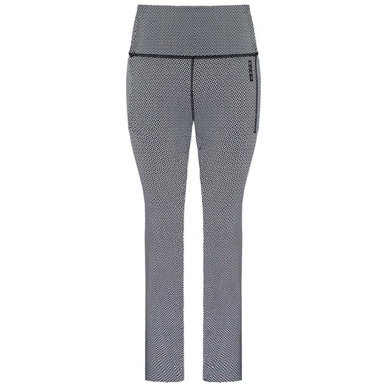 Under Armour HeatGear Stretch Waist Grey Womens Geo Ankle Leggings 1371114 001
