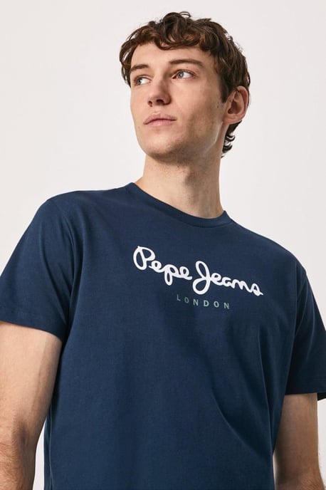 Eggo-logotyp T-shirt Marinblå - Image 3