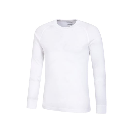 Mountain Warehouse Mens Talus Round Neck Long-Sleeved Thermal Top (White)