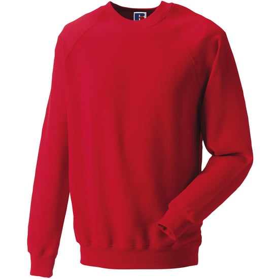 Russell Heren Spotshield Raglan Sweatshirt (Klassiek rood) - Image 1