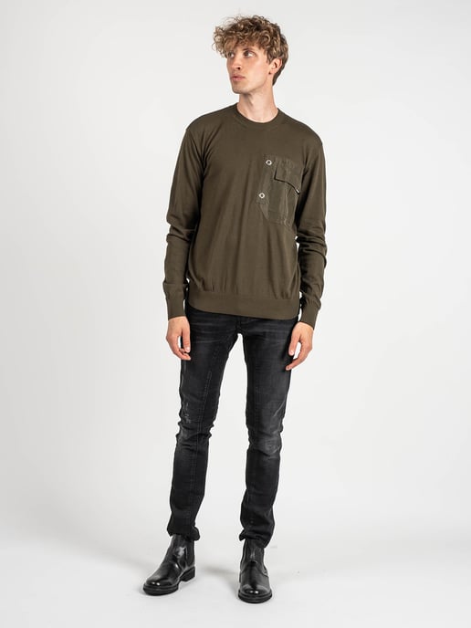 Les Hommes Pullover Men's Green - Image 2