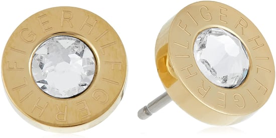 Tommy Hilfiger Women's Stainless Steel Stud Earrings - Gold 2700753 - Image 1