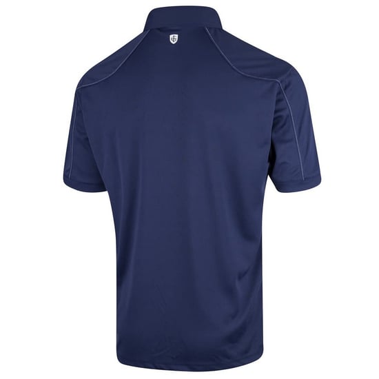 Island Green Mens Topstitched Golf Polo Shirt (Ink) - Image 2