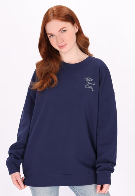 Dreimaster Sweatshirt Dames marine - Image 3
