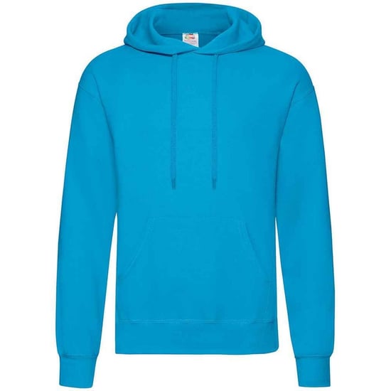 Fruit of the Loom Volwassenen Unisex klassiek sweatshirt met capuchon (Azuurblauw) - Image 1