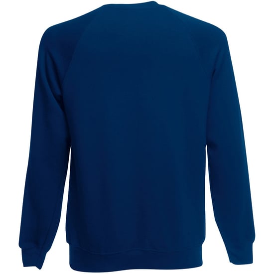 Fruit Of The Loom Heren Raglan Mouwen Belcoro® Sweatshirt (Marine) - Image 2