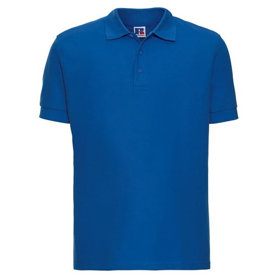 Russell Heren Ultimate Klassiek Katoenen Poloshirt (Azuurblauw) - Image 1