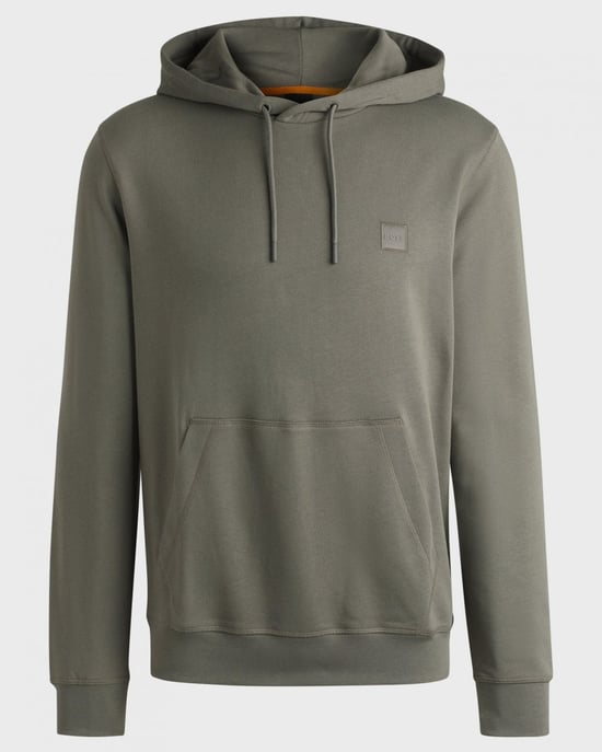 BOSS Orange Wetalk Mens Pullover Hoodie With Logo Patch - Image 1