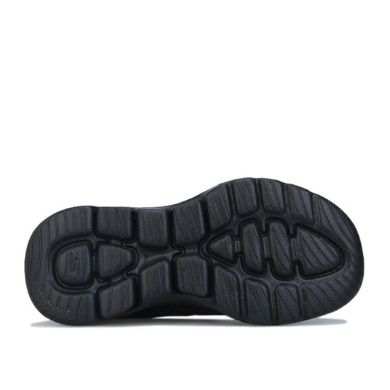 Girl's Skechers Children Go Walk 5 Slip On Trainers in Black - Image 4
