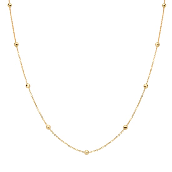 Luxenter Liydat necklace,made of 18 carat yellow gold,with rhodium finish
