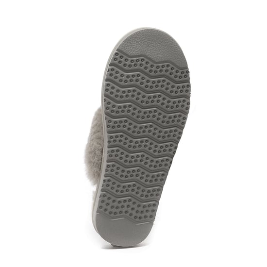EVER AU Women Pelican Removable Strap Slingback Slippers - Grey