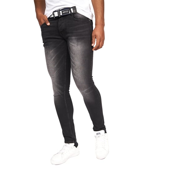 Crosshatch Heren Barbeck Slim Jeans (Zwart wassen) - Image 3
