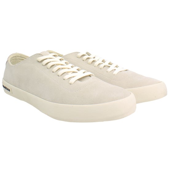 Seavees Racquet Club Mens Beige Plimsolls - Image 2