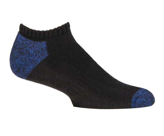 Quarter Indestructible Work Socks | Blueguard | Ankle Work Socks with Heavy Duty Reinforced Heel & Toe - Black - Image 1