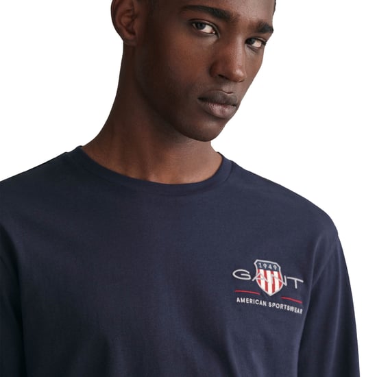 Gant Regular Medium Archive Shield Longsleeve - Image 4