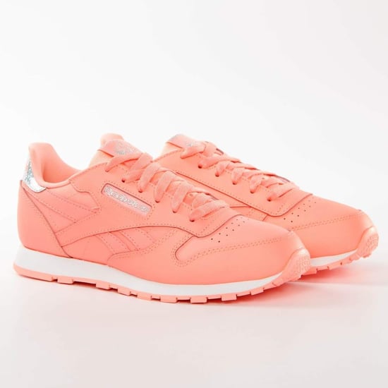 Reebok Classic Pastel Lace-Up Pink Smooth Leather Kids Sneakers BS8981 - Image 1