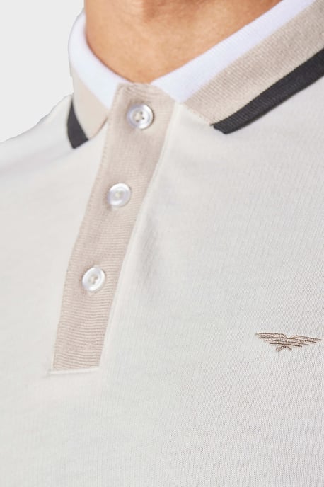 Clavet Bone White Regular Fit T-Shirt