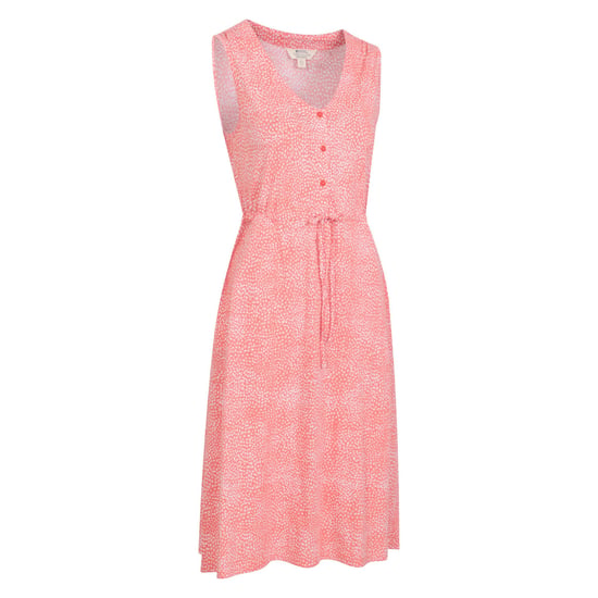 Mountain Warehouse Womens/Ladies Bahamas Floral Sleeveless Dress (Coral) - Image 4