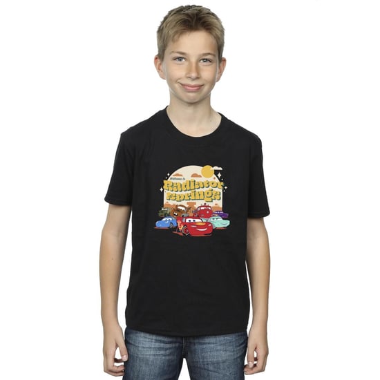 Disney Jongens Cars Radiator Springs Groep T-Shirt (Zwart) - Image 2