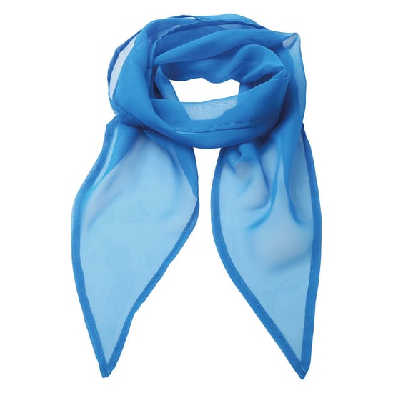 Premier Unisex Adult Colours Chiffon Scarf (Sapphire Blue)