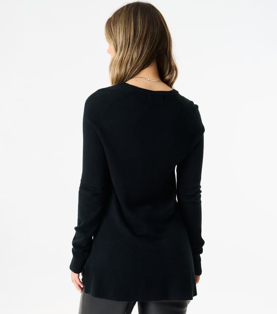 Crew Neck Fine Knit Oversized Jumper