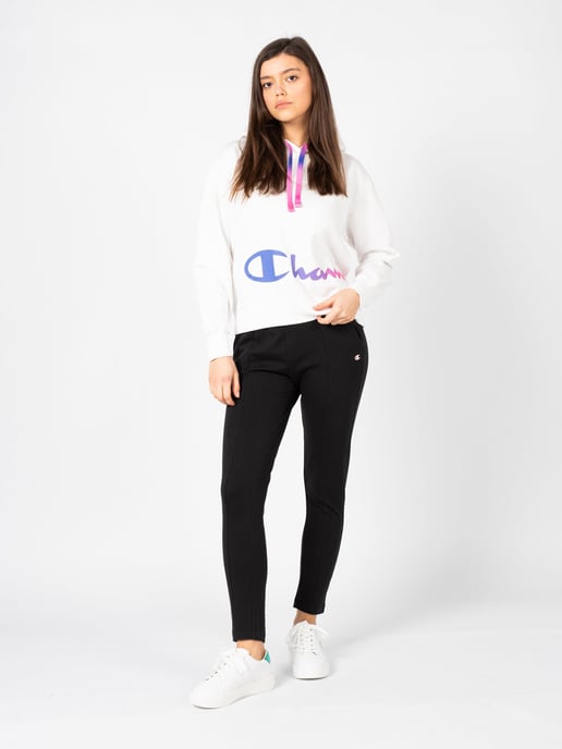 Champion Sweatshirt Hoodie Woman's White - Image 2