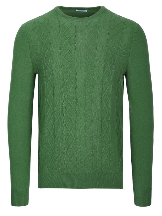 Malo Optimum kasjmier trui groen - Image 1