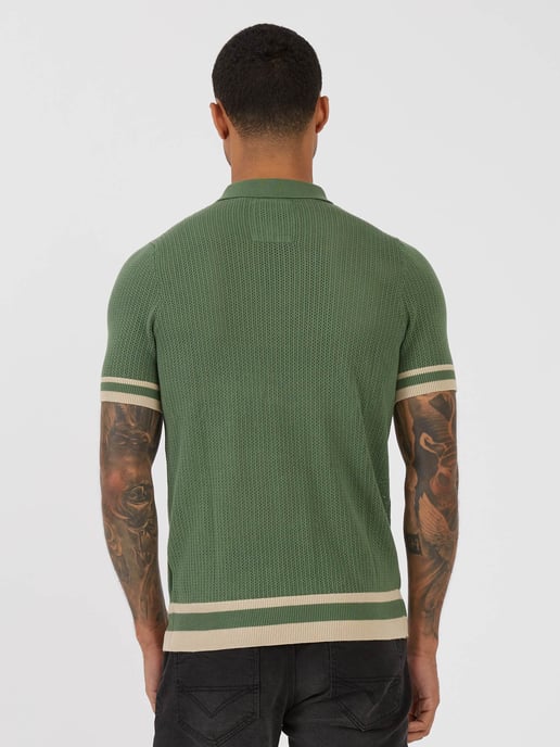 Luke 1977 Juggernaut Knit Polo Green