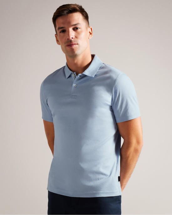 Ted Baker Zeiter Mens Short Sleeve Slim Soft Touch Polo - Image 1