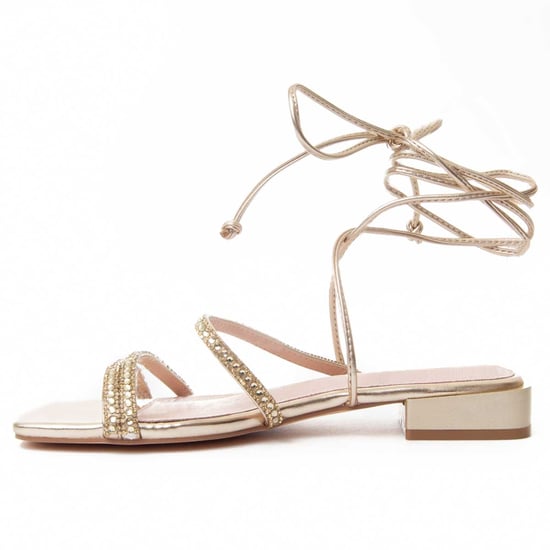 Montevita Platt Sandal Sandsum I Guld - Image 5