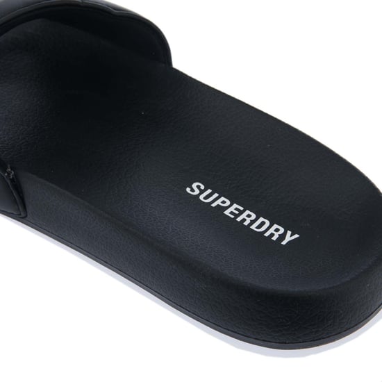 Men's Superdry Code Core Pool Slides in Black