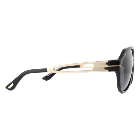 Tom Ford Sunglasses Paul FT0778 01A Shiny Black Smoke