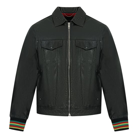 Diesel L-Light Black Leather Jacket