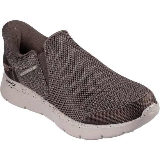 Skechers GO WALK Flex Ojai Textiel Herentrainers in Khaki - Image 1