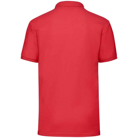 Fruit of the Loom Heren Piqué Polo Shirt (Rood) - Image 2