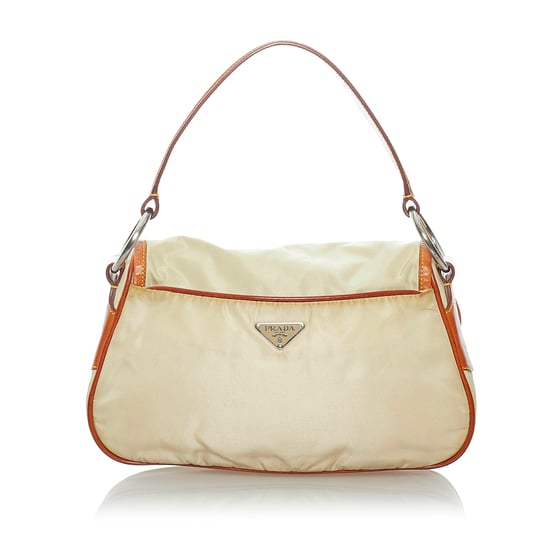 Vintage Prada Tessuto Handbag Brown
