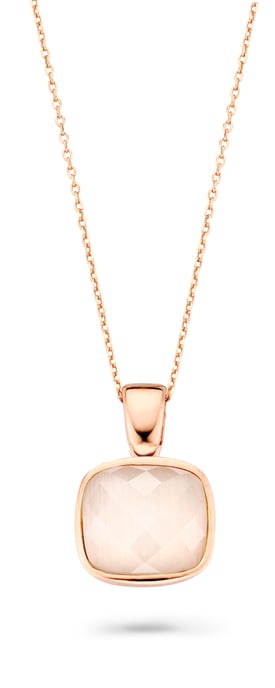 Orphelia 'Isabella' Dames 925 Sterling Zilver Ketting met Hanger - Roze ZH-7198/CR - Image 2