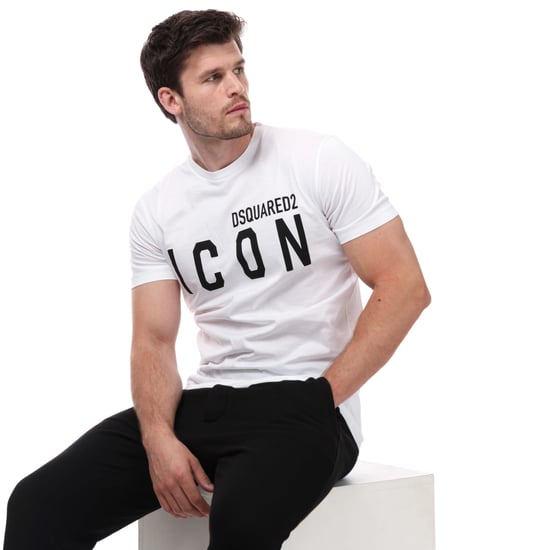Men's DSquared2 Icon T-Shirt in White - Image 4