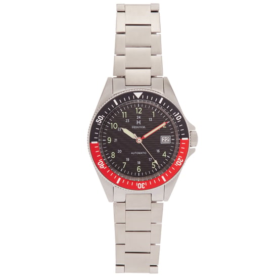 Heritor Automatic Calder Stainless Steel Watch - Image 1