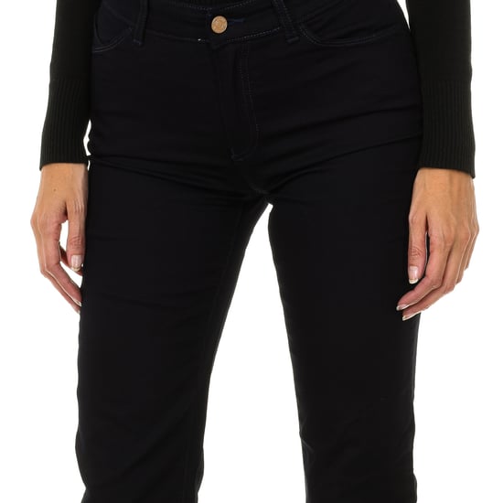 Long stretch fabric pants 6Y5J18-5DXIZ woman