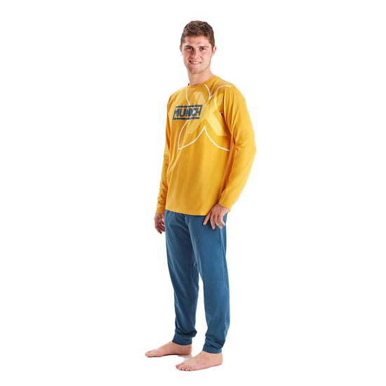 Winter pajamas long sleeve round neck MU1 men