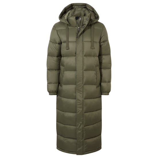 Cautley Womens Long Padded Jacket Khaki