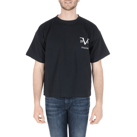 19V69 Italia Mens T-Shirt Navy Blue AZIR NAVY BLUE