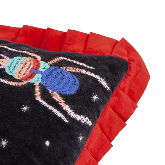 Wylder Darkling Beetles Embroidered Velvet Cushion Cover - Image 5