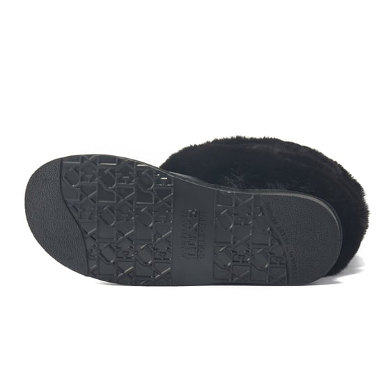 Atilla Tall Satin Black Boots