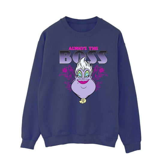 Disney Womens/Ladies The Little Mermaid Ursula Mum Is The Boss Sweatshirt (Navy Blue) - Image 1