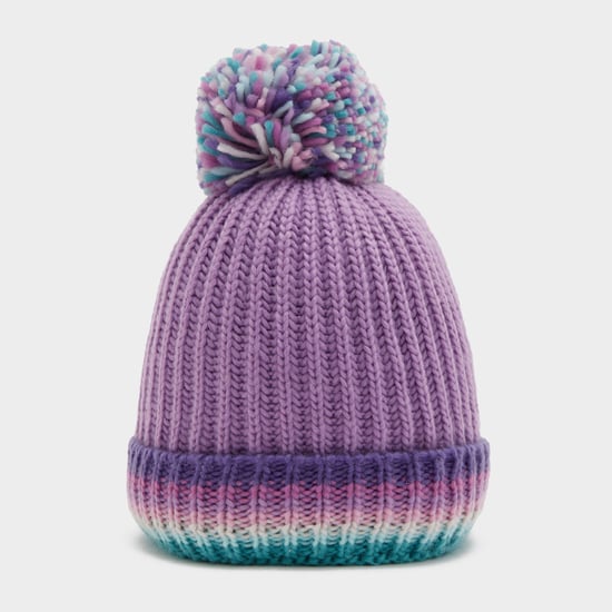 Peter Storm Kids' Striped Bobble Beanie Hat